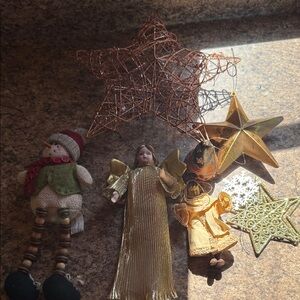 Not Rated Festive Ornament Collection with Gold and Green Highlights